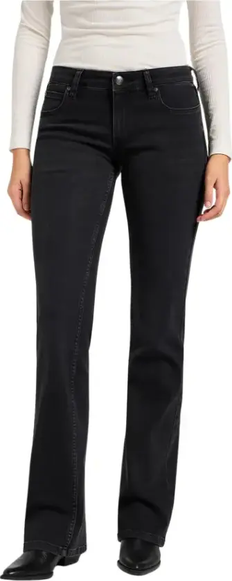 Dame, Jeans, Svart, W30 L33