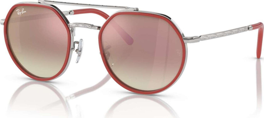 solbriller - rb3765 003/7O fra - Rød - metall - Rund - large