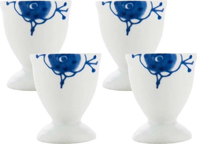 Maxistrå Blå Eggeglass 4 pk