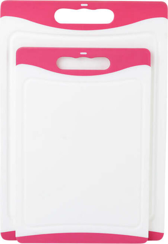 Kitchenline Skjærebrett Antibakteriell 2pk Rosa