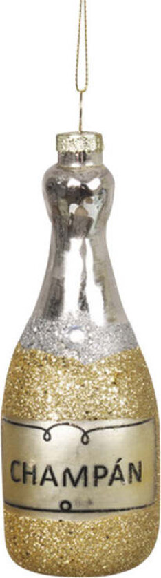 Julekule Champagneglass Glass