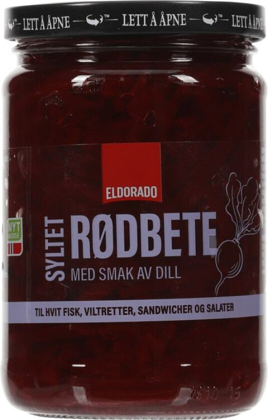 Rødbeter Syltet Strimlet m/Dill 360g