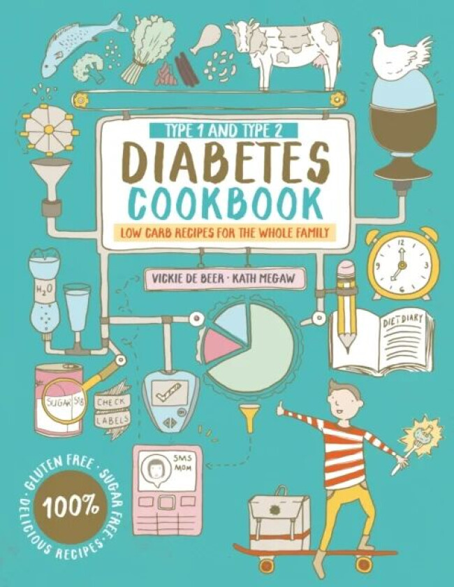 Type 1 and Type 2 Diabetes Cookbook av Vickie De Beer, Kath Megaw