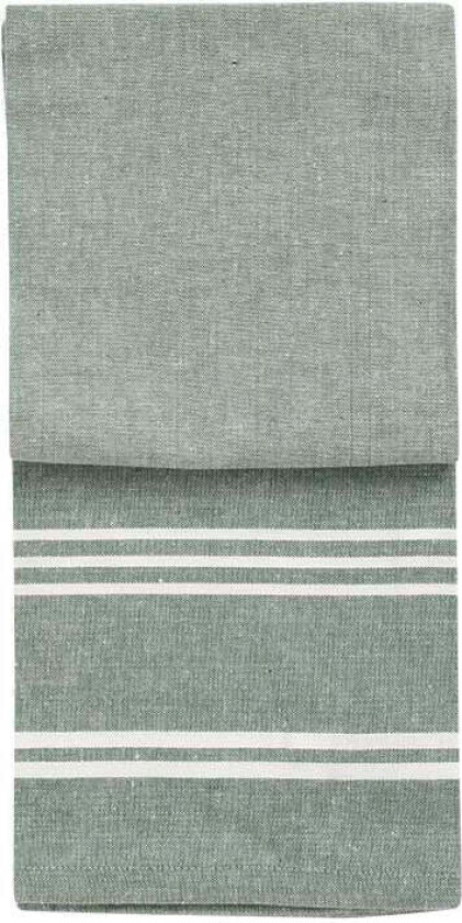 Kjøkkenhåndkle Sort Grønn 50X70cm 2pk