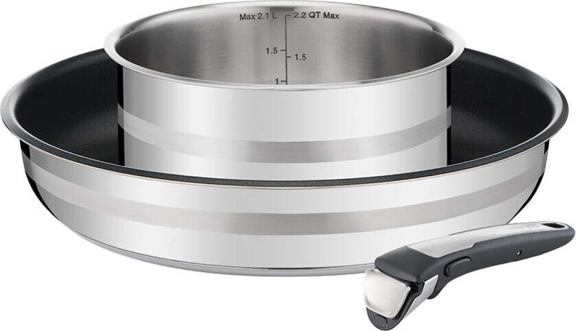 Ingenio Jamie Oliver Sett Stekepanne 28cm/Sauskjele 18cm