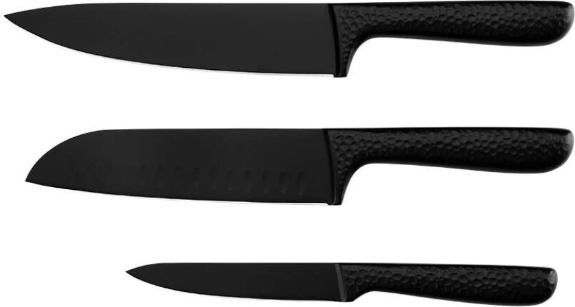 Tokyo Knivsett 3 Kniver Sort