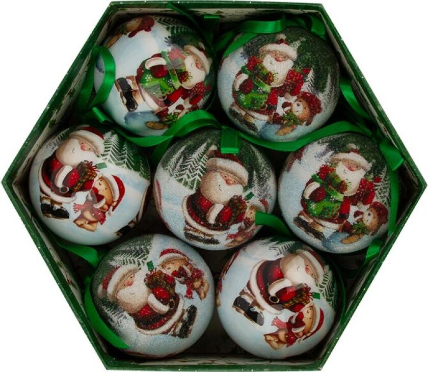 JULEKULER-JULENISSE GRØNN- 7PK