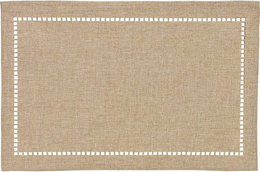 Bordbrikke 45x30cm Lin Beige