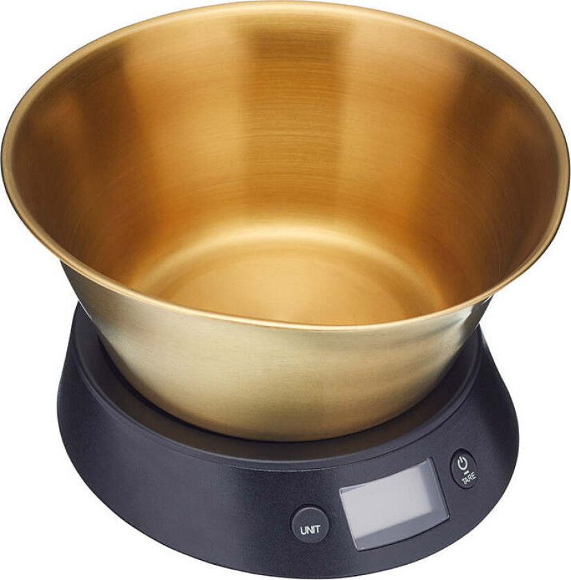 Masterclass Kjøkkenvekt 5kg Sort & Gull