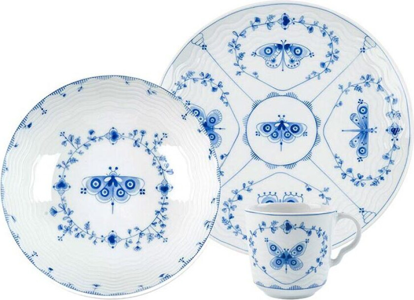 Bilde av Bølge Småstrå Barneservise 3 Deler Eng