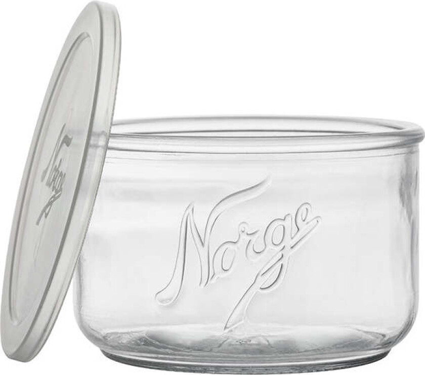 Norgesglass med Plastlokk 730ml
