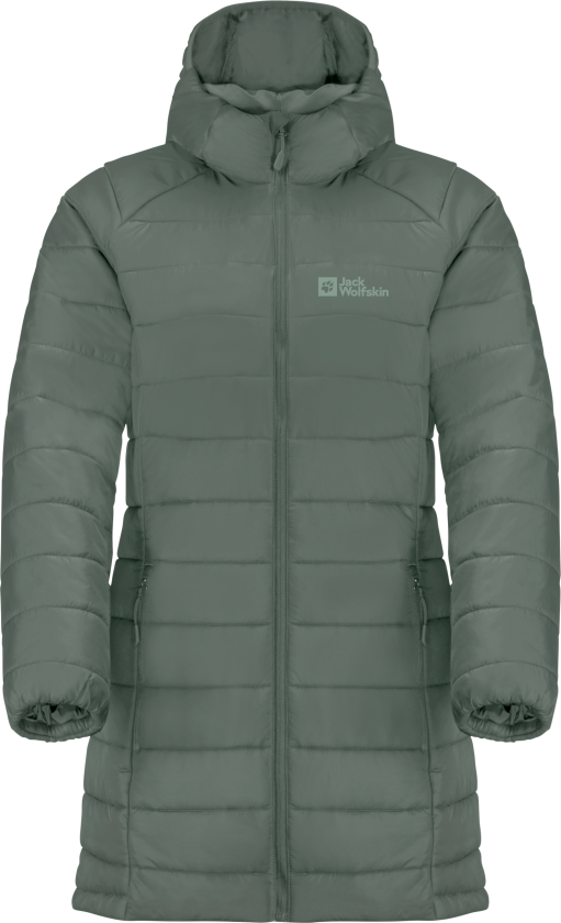 Women's Bergland Insulated Coat S, Hedge Green