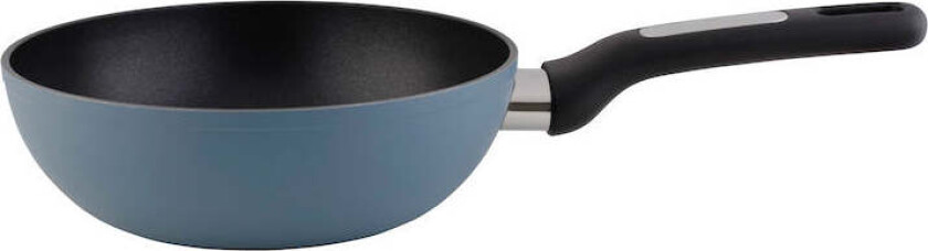 Plus Wok 20cm Alu Stålblå