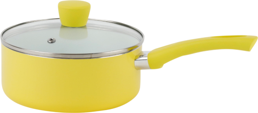 Kasserolle Keramisk Bunn 18cm Gul