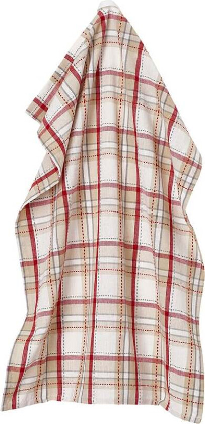 Jul KJøkkenhåndkle Ruter 50x70 cm