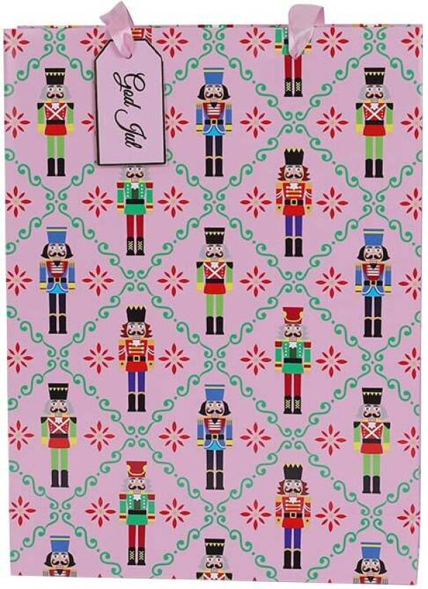 Julekolleksjon Gavepose L Nøtteknekker Med Bord