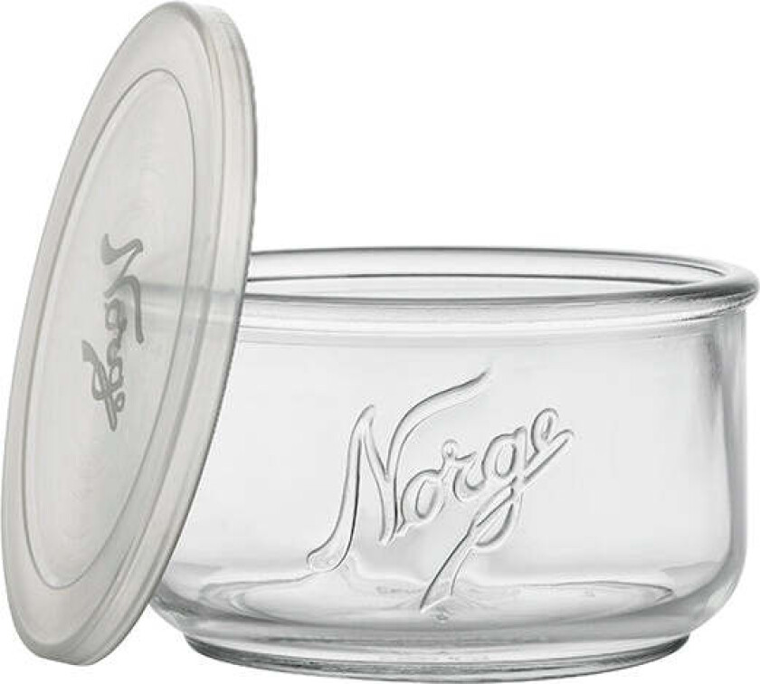 Norgesglass med Plastlokk 370ml
