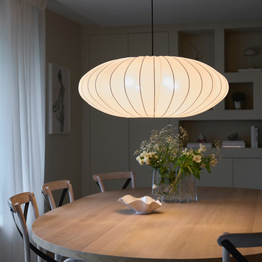 Wolf Large Taklampe Hvit 80cm Hengende taklampe Lampehuset