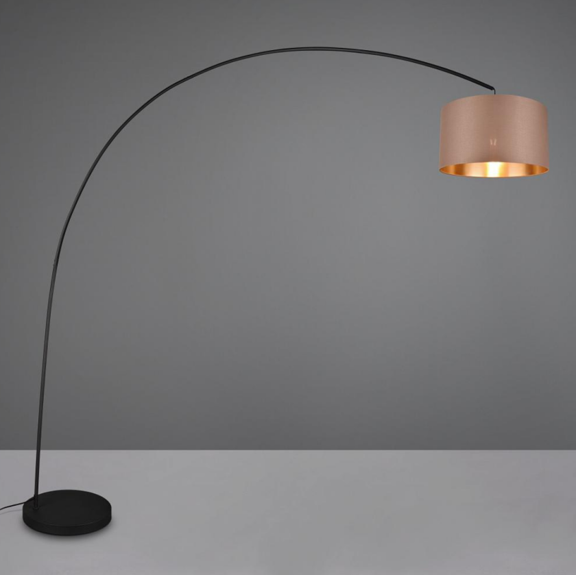 Mansur Gulvlampe Sort Interiørlampe Lampehuset