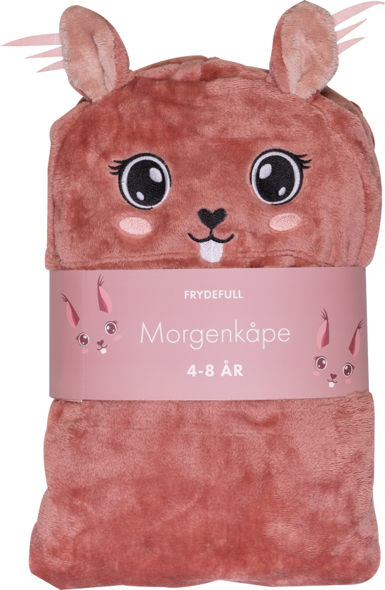 morgenkåpe ekorn 4-8 år 1 stk