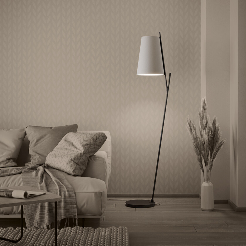 Petrosa Gulvlampe Sort Interiørlampe Lampehuset