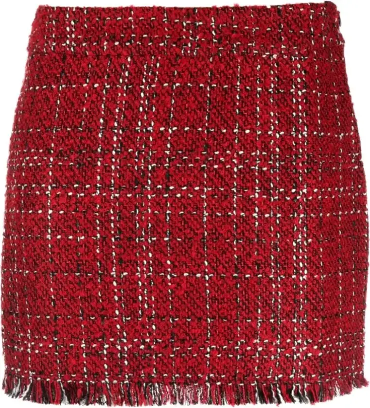 Dame, Skjørt, Rød, S