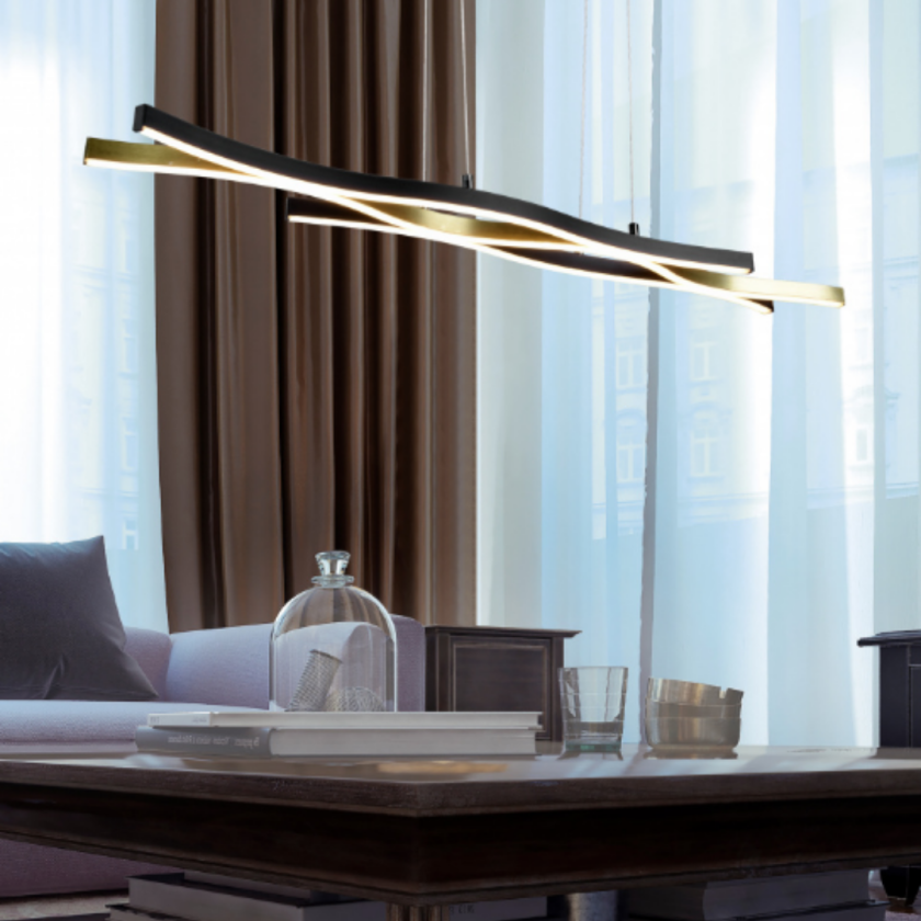 Blaze LED Taklampe Messing Hengende taklampe Lampehuset