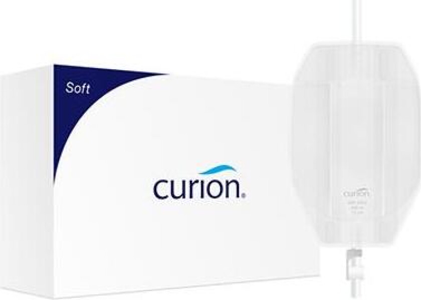 Bilde av Curibag Soft urinpose flerk ben hvit 0,5l sl 15cm 30 stk