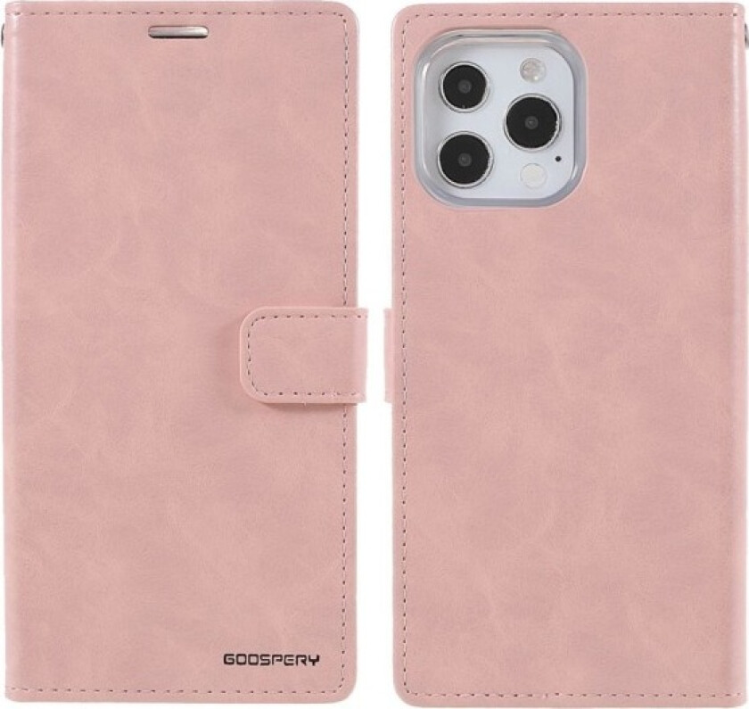 MERCURY GOOSPERY Blue Moon Wallet Case iPhone 13 Pro Max - Pink Pink