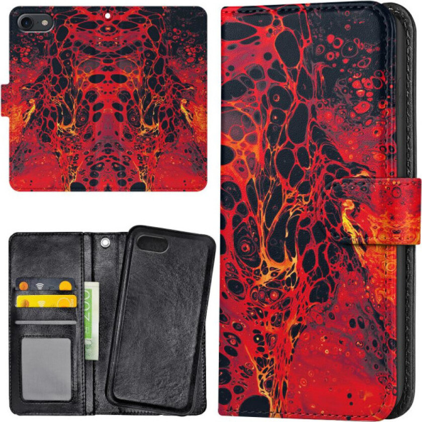 iPhone 7/8/SE - Lommebok Deksel Marmor