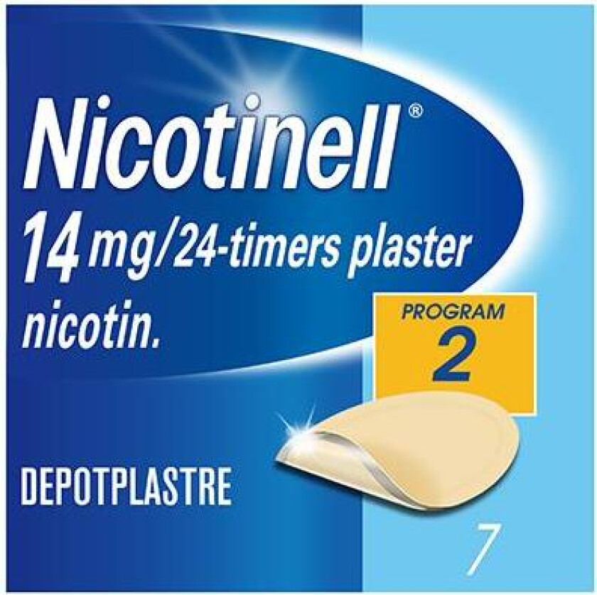 14 mg/24 timer depotplaster 7 stk