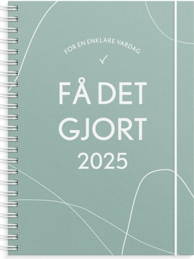 Kalender 2025 Få det gjort grønn