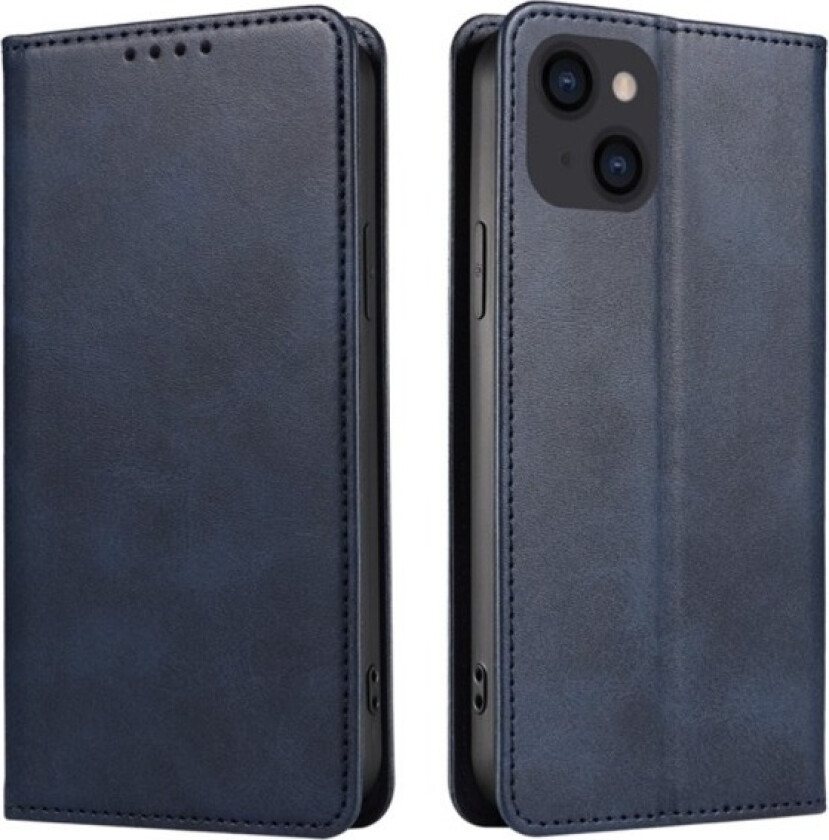 Lommebokstativ Telefondeksel til iPhone 15 Pro - Blå Blue