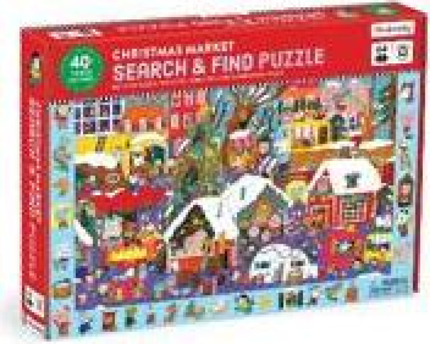 Christmas Market 64 Piece Search & Find Puzzle