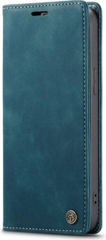 CASEME Retro Wallet Case for iPhone 14 - Blue Blue