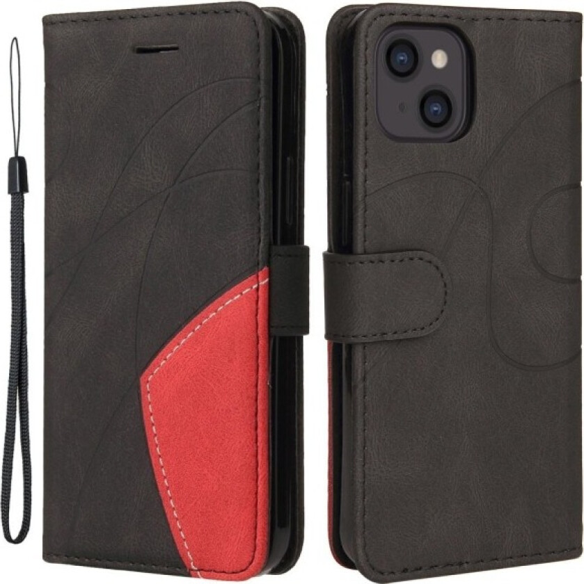For iPhone 15 KT Series-1 Dual-color Case Black
