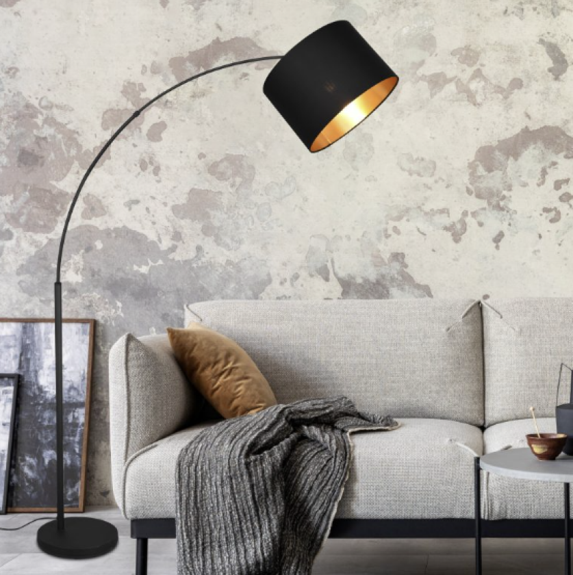 Bolivia Gulvlampe Sort Interiørlampe Lampehuset