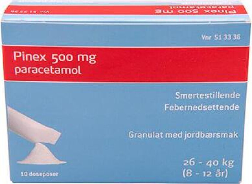 500 mg granulat doseposer fra 8 år 10 stk