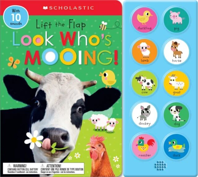 Look Who&#039;s Mooing!: Scholastic Early Learners (Sound Book) av Scholastic