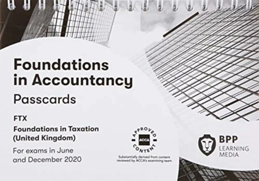 FIA Foundations in Taxation FTX FA2019 av BPP Learning Media