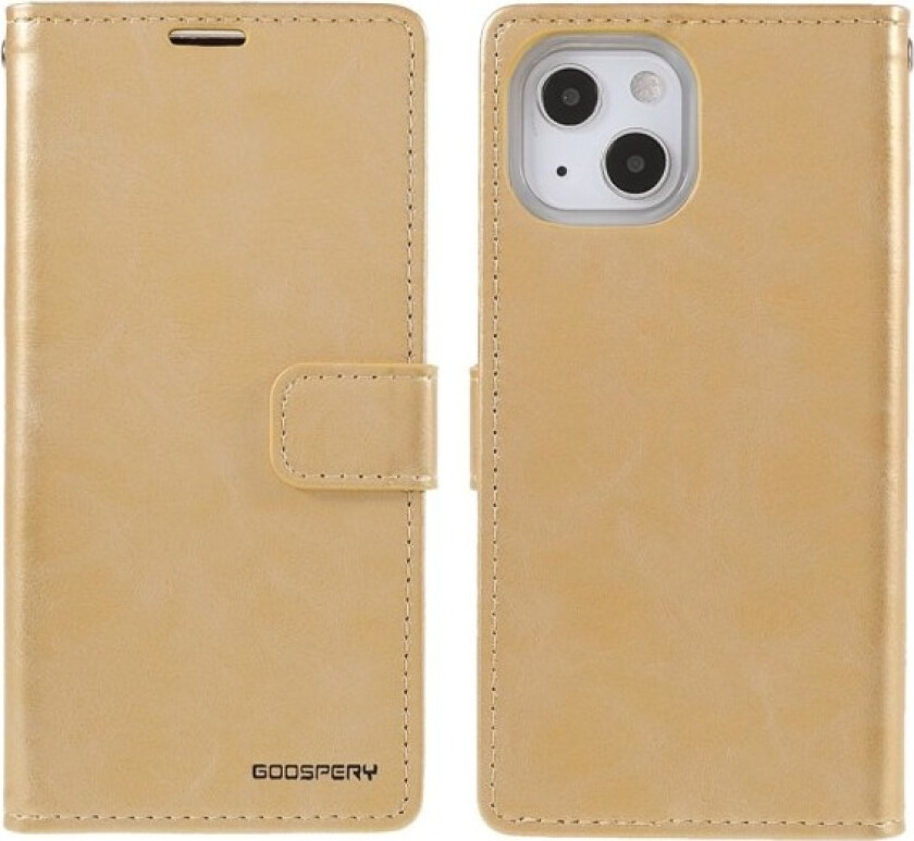 MERCURY GOOSPERY Blue Moon Wallet Case iPhone 13 Mini - Gold Gold