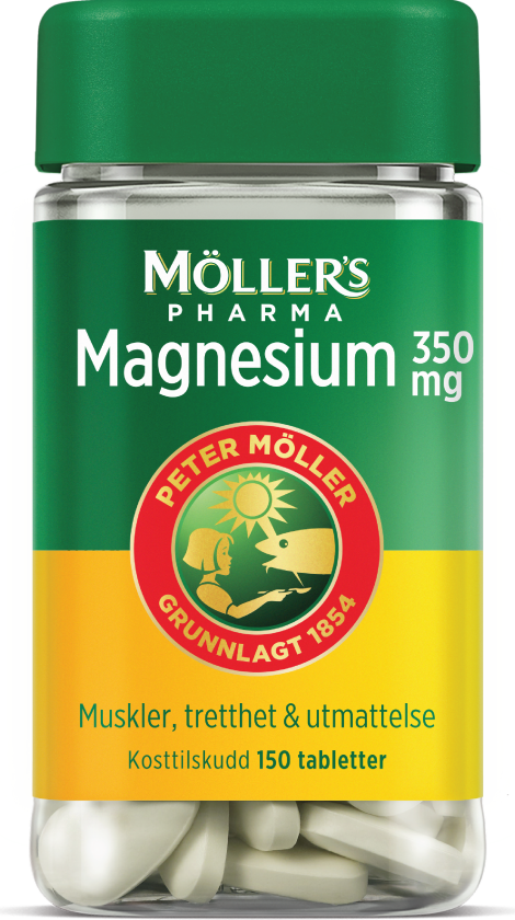 350 mg magnesium tabletter, 150 stk.