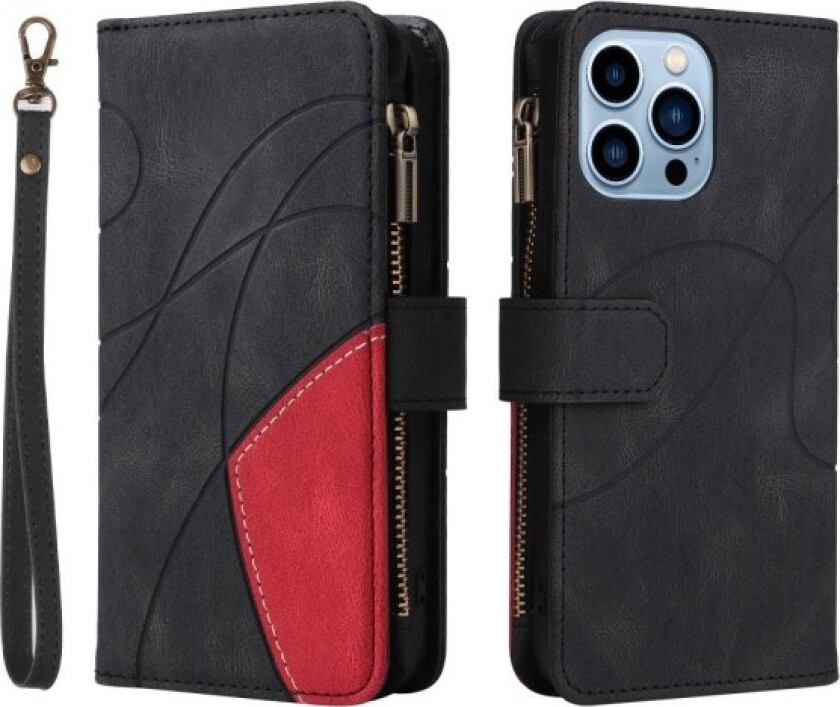 KT Multi-function Series-5 For iPhone 13 Pro Max Phone Case Black