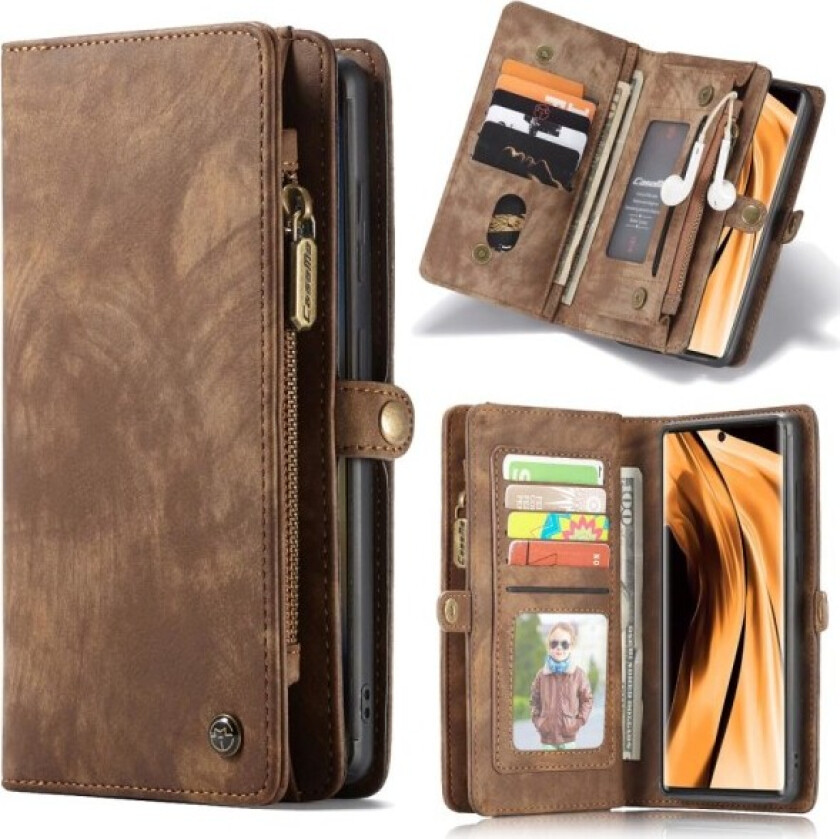 CASEME Samsung Galaxy Note 20 Retro Lær Lommebok-deksel