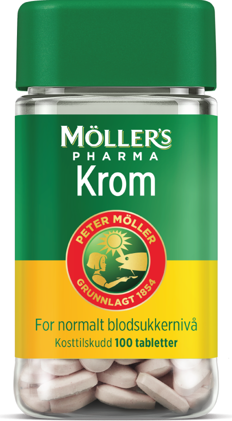 Krom tabletter, 100 stk.