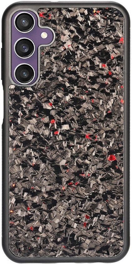 Samsung Galaxy S24 Sklisikkert Aramidfibre Deksel - MagSafe Kompatibel - Rød