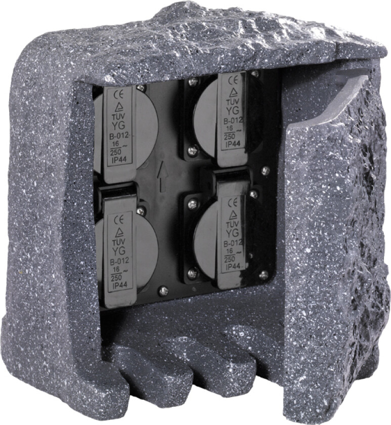 Skjøteledning Steckdosen Hus TRIO Grå Utelampe Lampehuset