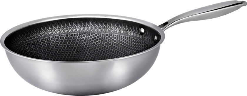 Santo Hybrid Coating wokpanne 28 cm Rustfritt stål