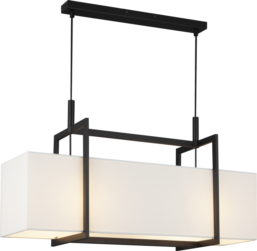Trysil Rektangulær Taklampe Beige Hengende taklampe Lampehuset