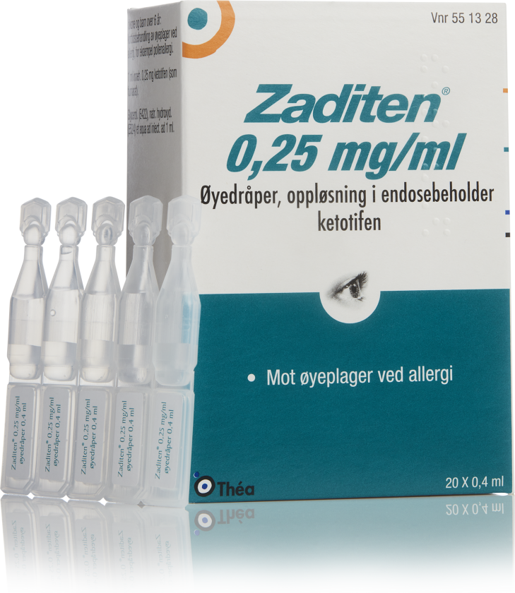0,25mg/ml øyedråper i endosebeholder 20x0,4 ml